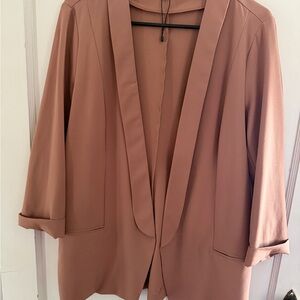 Dynamite Women's Blazer in Warm Tan